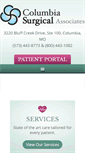 Mobile Screenshot of columbiasurgical.com